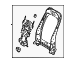 716300R070 - Body: Seat Back Frame for Toyota: Corolla, Grand Highlander, Highlander, RAV4, RAV4 Prime, Sienna Image