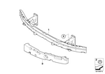 51117178087 - : Carrier, Bumper Front for BMW Image