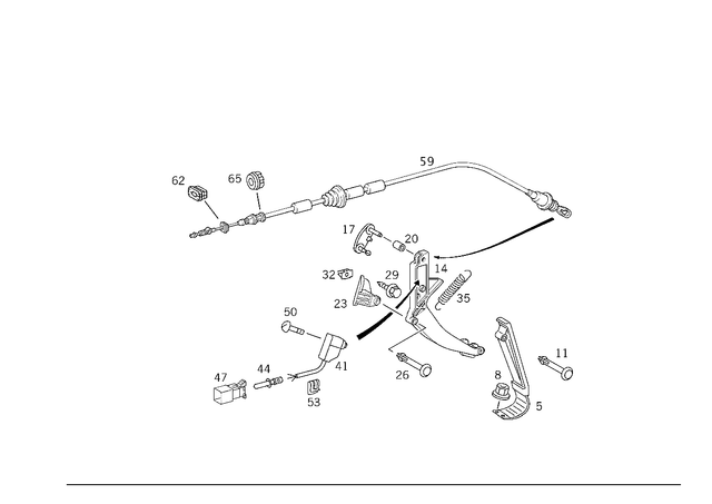 2103002330 - Control: Wire for Mercedes-Benz Image image