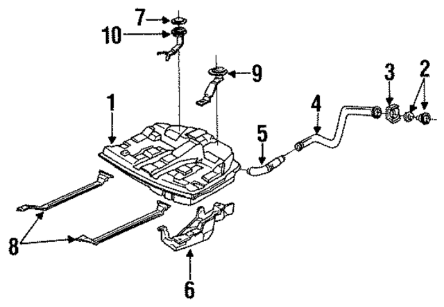 17522SM1030 - : Fuel Tank Strap for Honda Image