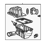 1L2Z9600BF - Engine: Air Cleaner Assembly for Ford: Explorer | Mercury: Mountaineer Image