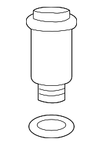 12582073 - Engine: Filler Tube for Buick: Lucerne, Rendezvous, Terraza | Chevrolet: Impala, Malibu, Monte Carlo, Uplander | Pontiac: G6, Montana, Torrent | Saturn: Aura, Relay, Vue Image