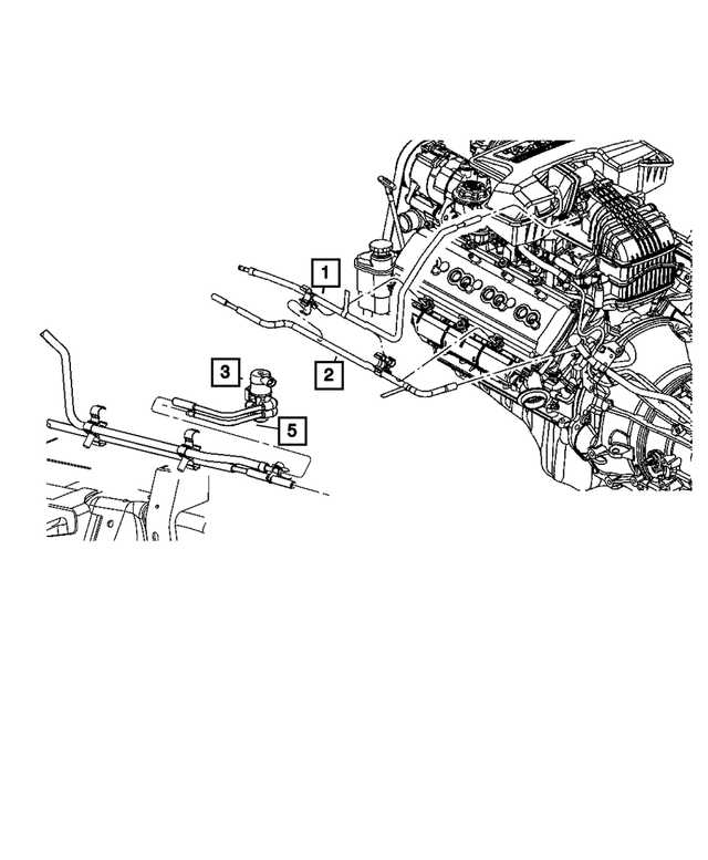 52121035AG - Emission Systems: Vacuum Emission Harness for Mopar Image