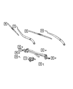 Front Wiper Blade, Bproauto, Right Hand Drive