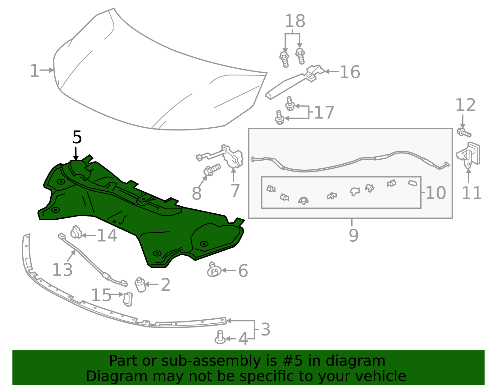 OEM 2018-2024 Honda Odyssey Insulator 74141-THR-A00 | Honda