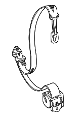 EVB103830LNF - Electrical: Belt &amp; Retractor for Land-Rover Image