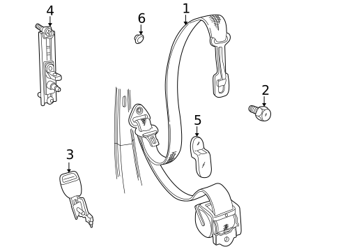 Seat Belt for 1999 Land Rover Range Rover #1