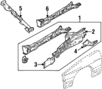 FB3453200G - Body: Apron Assembly for Mazda: RX-7 Image