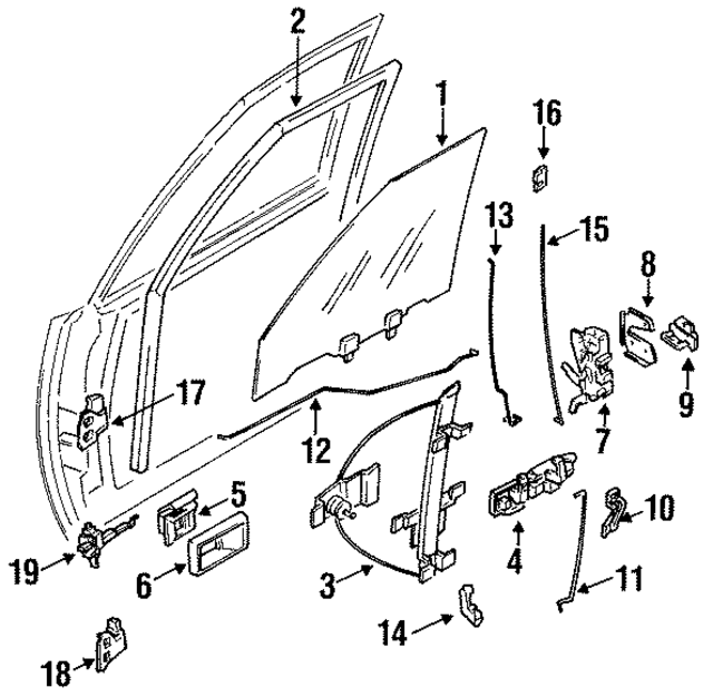 8042250A00 - : Hinge for Nissan Image
