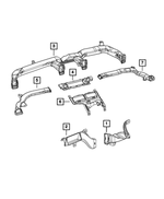 68462931AA - Air Conditioners and Heaters: Instrument Panel Duct for Mopar Image