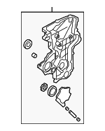 213502B703 - Engine: Timing Cover for Kia: Forte, Forte Koup, Forte5, Optima, Rio, Soul Image