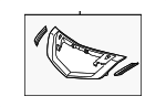 75140TK4A01ZB - Body: Grille Surround for Acura Image
