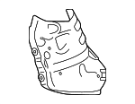PYH8133K0 - Exhaust: Catalytic Converter Heat Shield for Mazda: 6, CX-5, CX-9 Image