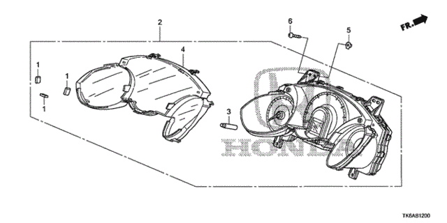 Meter for 2013 Honda Fit #0