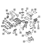 6BW36TX7AB - Interior Trim: Console End Cap for Mopar Image