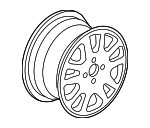 42700S6DG01 - Suspension: Wheel, Alloy for Honda: Civic Image