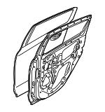 5730B907 - : Door Shell for Mitsubishi: Mirage Image