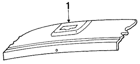 Interior Trim - Rear Body for 1995 Mercury Cougar #0