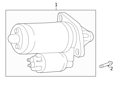 Starter for 2009 Lexus SC430 #1
