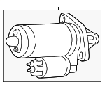 281005011084 - : Starter for Lexus: GS430, LS430, SC430 Image