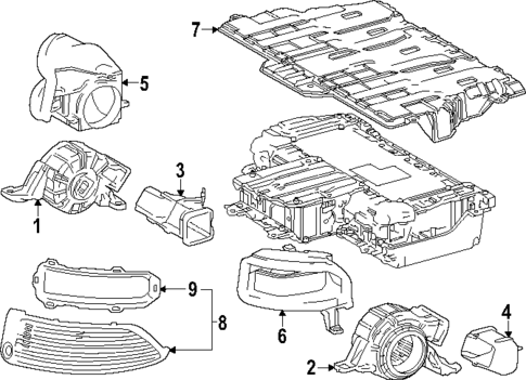 Battery for 2024 Lexus RX350h #1