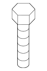 BPYK500Z2A - Body: Hinge Bolt for Mazda: 3, CX-7, CX-9, MX-5 Miata, RX-8 Image