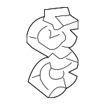 8871802160 - HVAC: Suction Hose Clamp for Scion: tC, xA, xB | Toyota: Avalon, Corolla, Echo, Highlander, Matrix, MR2 Spyder, Prius, RAV4 Image