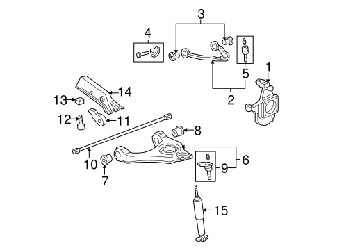 Suspension Components for 2011 GMC Yukon XL 2500 | OEM Parts