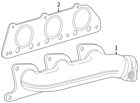 Exhaust Manifolds for 2010 Mercedes-Benz S 400 #0
