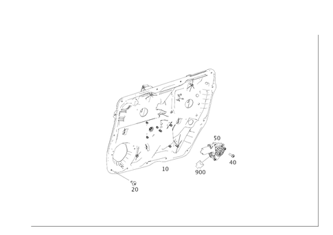 Window Lifter for 2016 Mercedes-Benz GLE450 AMG #0