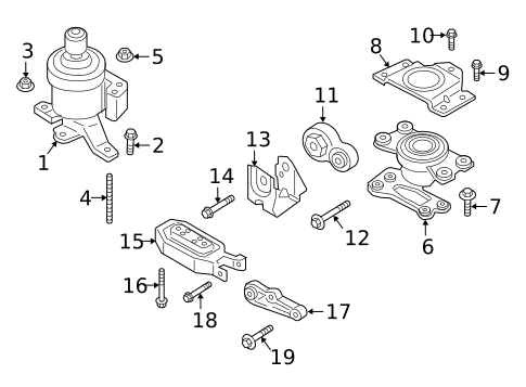 Engine & Trans Mounting for 2017 Lincoln Continental #0