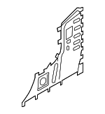99150263900GRV - Body: Body A-Pillar Reinforcement Plate for Porsche Image