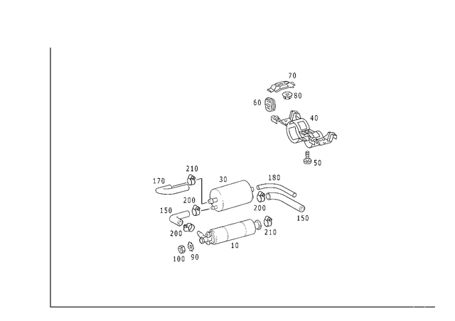 1294762326 - : Hose for Mercedes-Benz Image