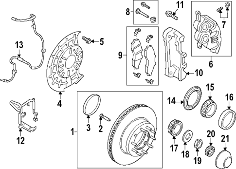 Brake Components for 2023 Ford F-250 Super Duty #0