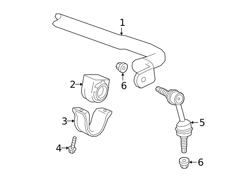 Stabilizer Bar & Components for 2022 Chevrolet Suburban #0