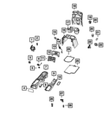 6UX05TX7AB - Interior Trim: Gear Shift Indicator Bezel for Mopar Image