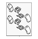 58302BEA00 - : Brake Pads for Hyundai Image
