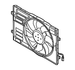 5Q0121203DE - : Fan Assembly for Volkswagen: e-Golf, Golf, Golf Alltrack, Golf SportWagen, GTI Image