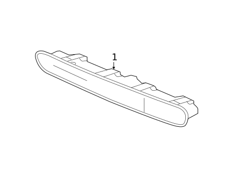 High Mounted Stop Lamp for 2023 Chevrolet Camaro #0