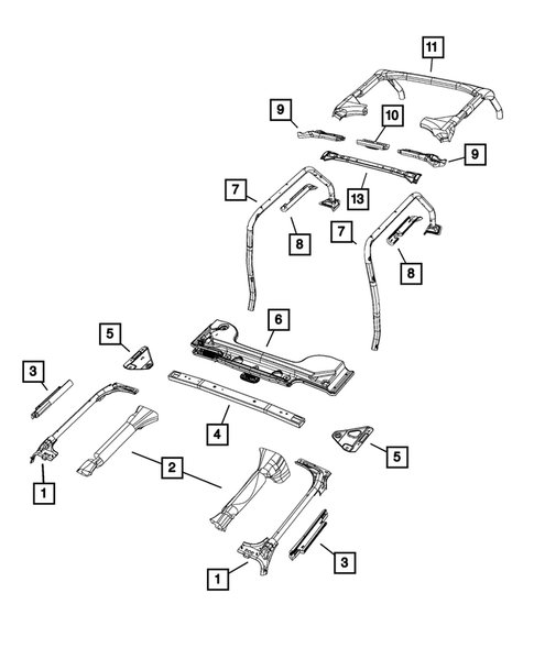 Sport Bar or Luggage Rack for 2018 Jeep Wrangler JK #0