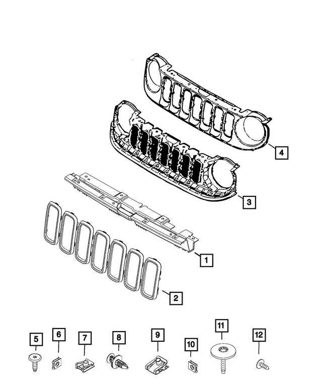 « 5NE60XXXAA – Exterior Ornamentation : U Ecrou pour Mopar Image »