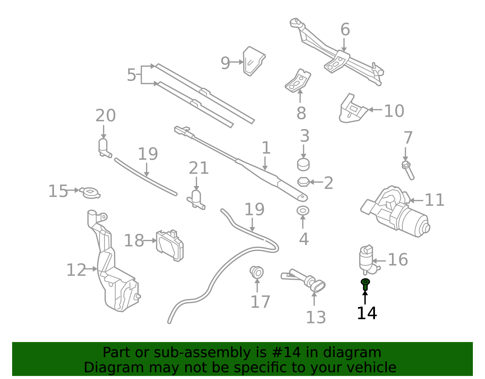 1997-2008 GM Windshield Washer Fluid Reservoir Filter with Seal ...