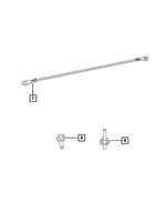 68606641AA - Electrical: Ground Strap for Mopar Image