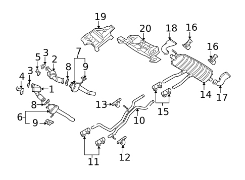 Hardware, Fasteners & Fittings for 2007 Volkswagen Touareg #0