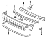 71101SM5A00ZZ - Body: Bumper Cover for Honda: Accord Image