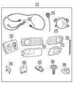 5166845AA - Mopar Accessories - Component Parts: Jumper Harness for Mopar Image image