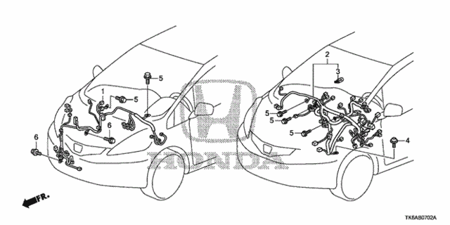 Wire Harness (3) for 2013 Honda Fit #0