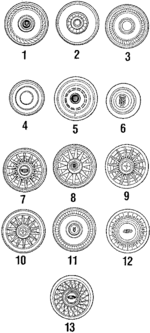 E8AZ1130G - : Wheel Cover for Ford Image