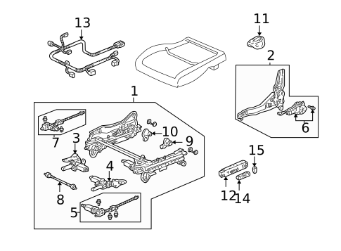 Power Seats for 2003 Acura TL #0