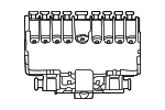 2975407316 - Electrical: Fuse &amp; Relay Box for Mercedes-Benz Image